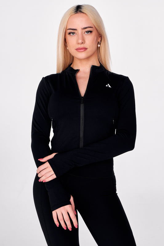 Power fit black jacket.