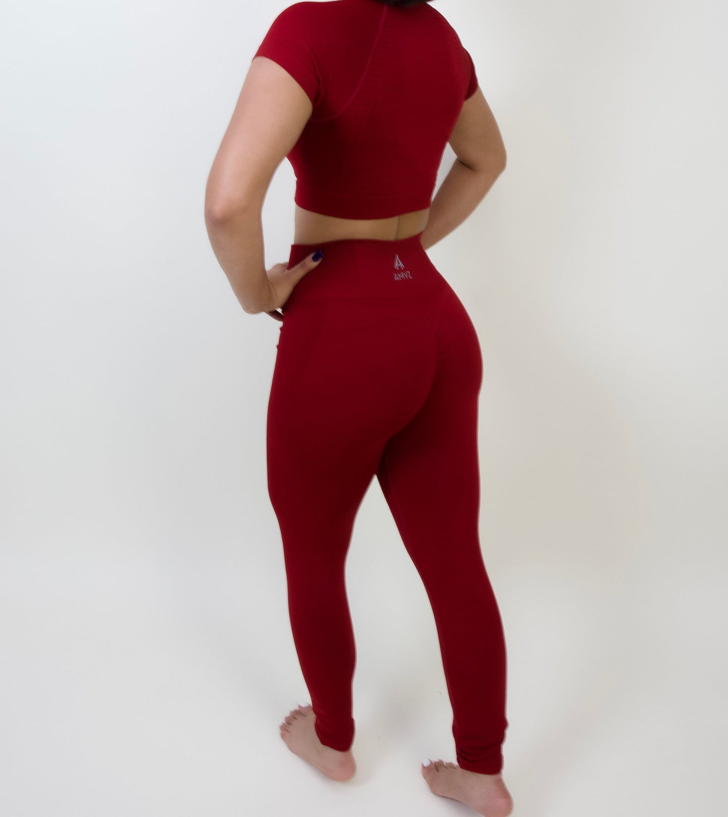 Amys Top/Legging Gym Set (Red)