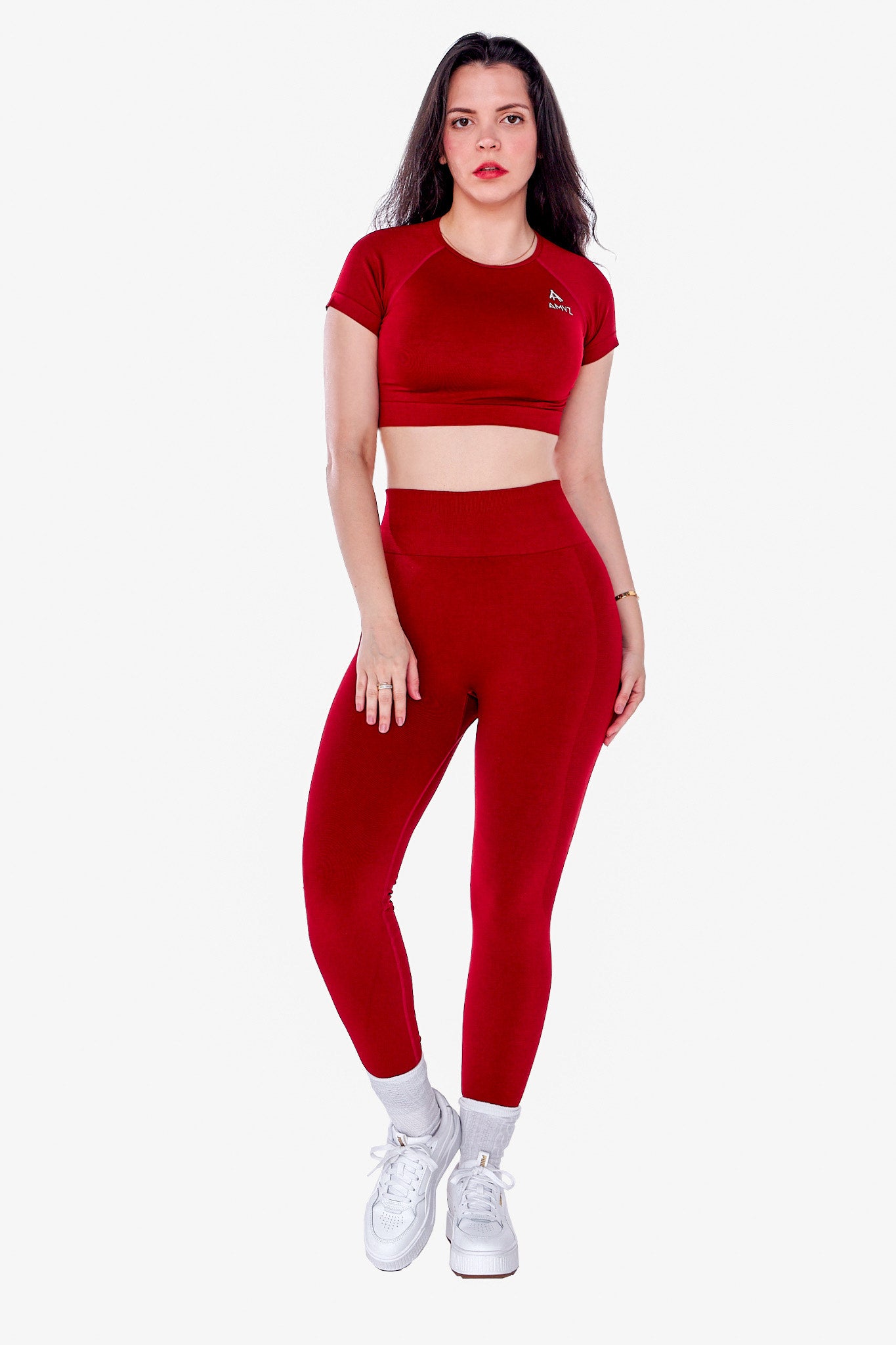 Amys Top/Legging Gym Set (Red)