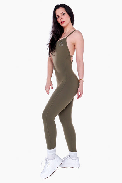 Amyz Long Bodysuit (Olive Green)